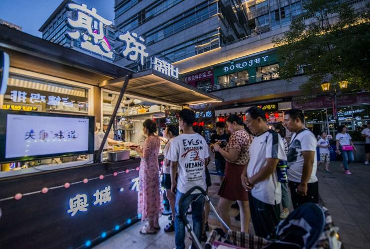 时代奥城夜市扫街