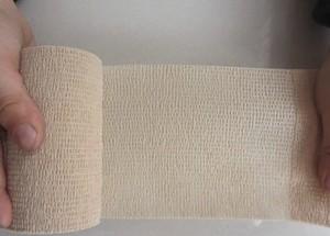 包邮彩色医用无纺布自粘绷带外科头部固定弹性绑带输液胶带护膝腰