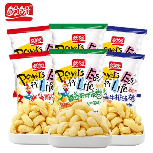 盼盼麦香鸡味块薯片8g20包零食小吃便宜宿舍休闲小零食批发麦香烧烤