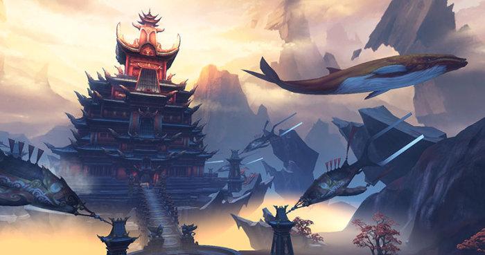 天下3 北冥 官方图片 风景 动漫 游戏截图 鲲鹏