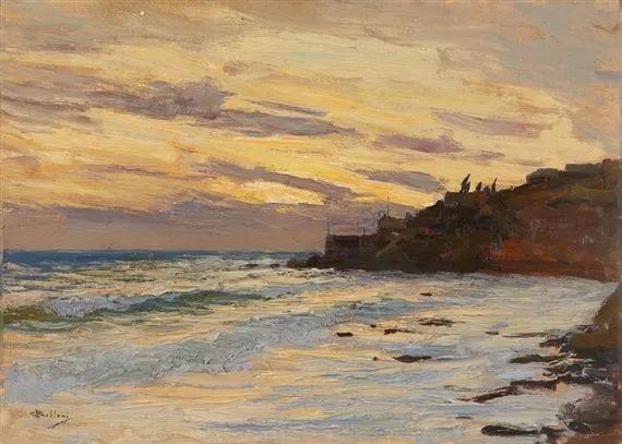 油画色彩:风景小色稿大全