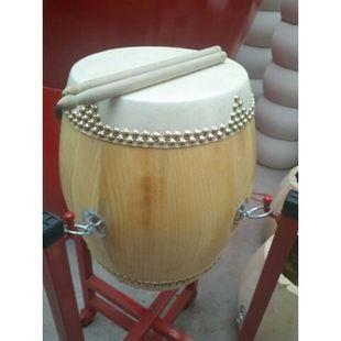 5寸战鼓戏曲堂鼓京剧团战鼓锣鼓白茬鼓原木色牛皮民族大鼓