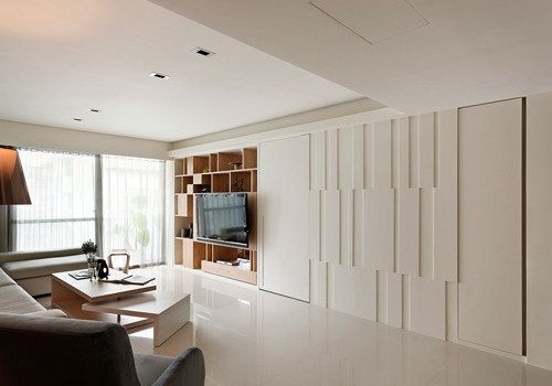 如何设计壁柜隐形门?