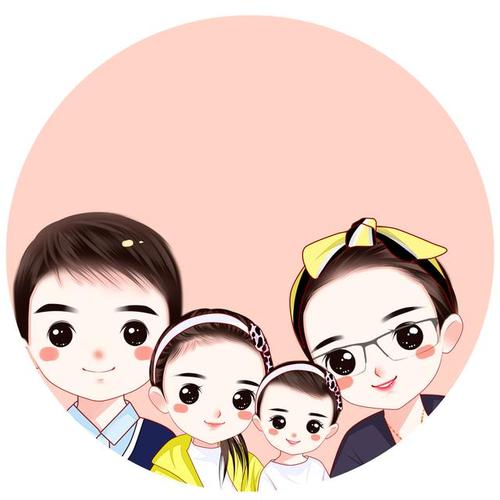 学无止境,一家三口,四口,五口卡通图片,头像合集