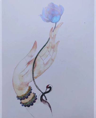 石头画手绘教程拈花一笑心自静知足长乐悟人生