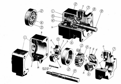 叶片泵的结构零件名称