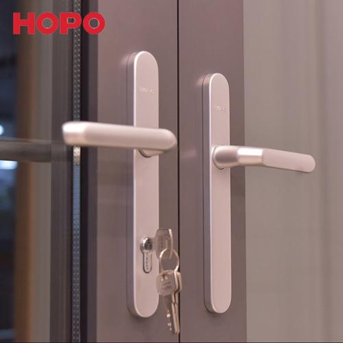 好博门窗五金配件平开门执手双高门把手633门执手组件
