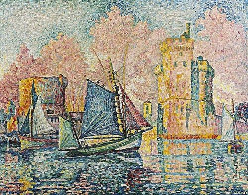 法国新印象派画家保罗·西涅克(paul signac)油画作品