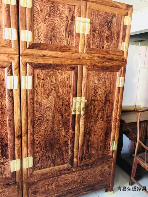 大叶黄花梨大衣柜__青县弘道家具厂_会商宝