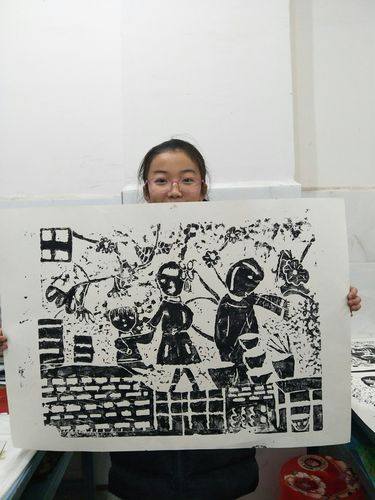 儿童版画制作,别有一翻味道.