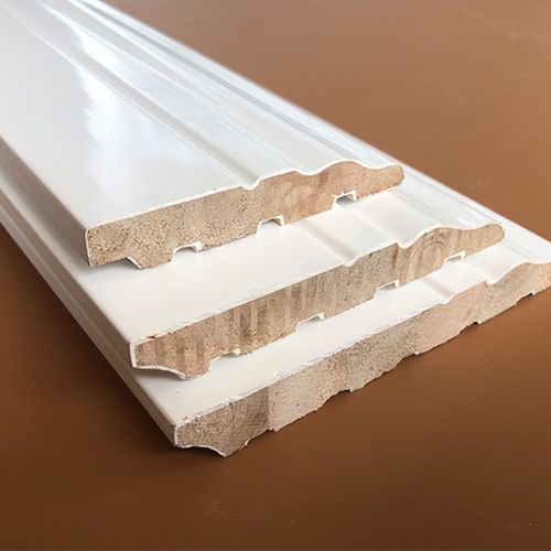 10cm12 纯实木踢脚线白色简约平板地脚线客厅北欧式仿古开放漆防水