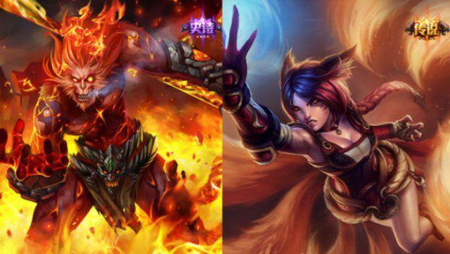 7.孙悟空和阿狸,神与妖的爱情像烈焰一样火烈.