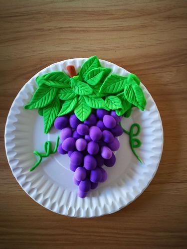 马峪葡萄甜盈盈——文源中学小学部一年级粘土课