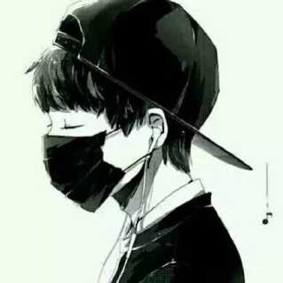 男生动漫头像听歌