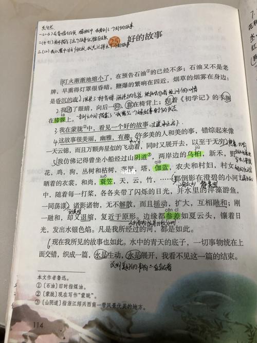 六年级上册语文第25课笔记_语文_淮河新城5期攻略_教育_小学教育