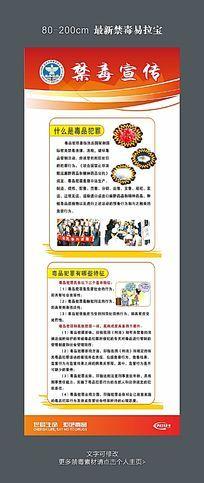 6.26国际禁毒日什么是毒品 易拉宝