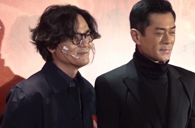 梅艳芳首映古天乐透露拍戏时哭成泪人林家栋谈梅姐哽咽