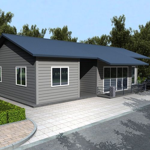 定制 岩棉彩钢板活动房 预制景区办公室房屋 临时房