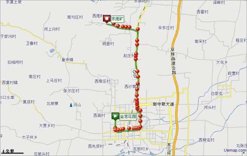 邢台9路公交线路图