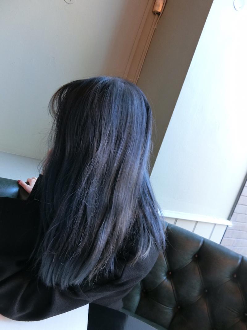 灰蓝色头发08渐变染发diy染发