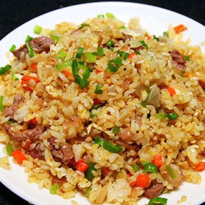 青椒肉丝蛋炒饭