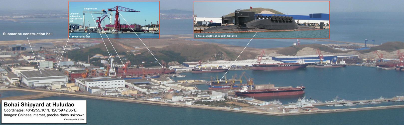 渤海造船厂的主要项目