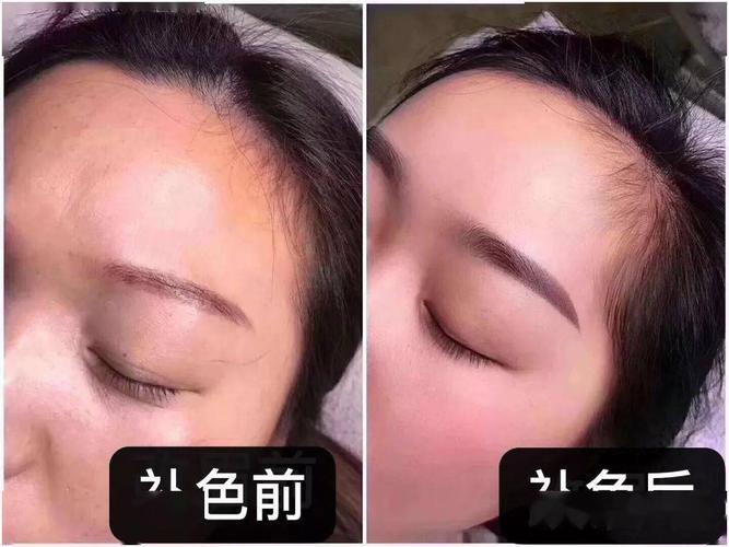 刚做了眉毛的这样做!眉毛留色率90%以上