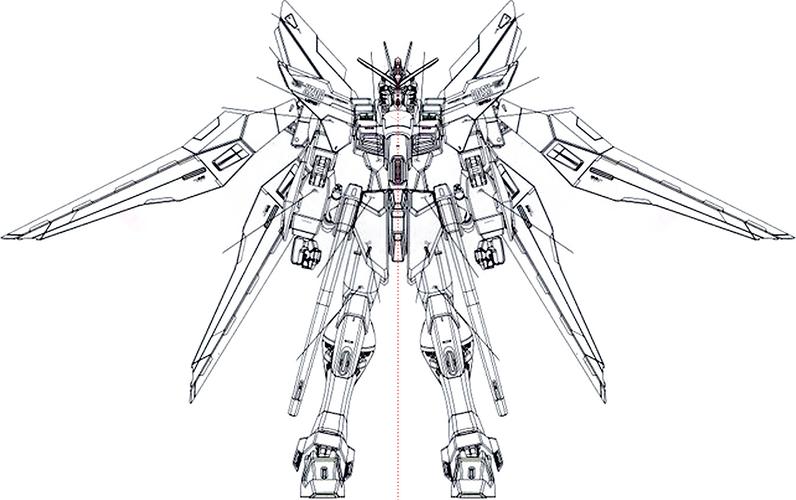 自由高达模型(练习)
