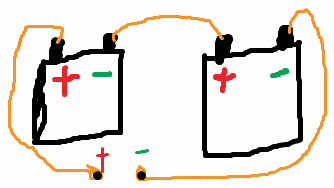 如何将两个十二伏的电源串联起来