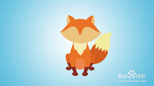 如何画卡通小狐狸