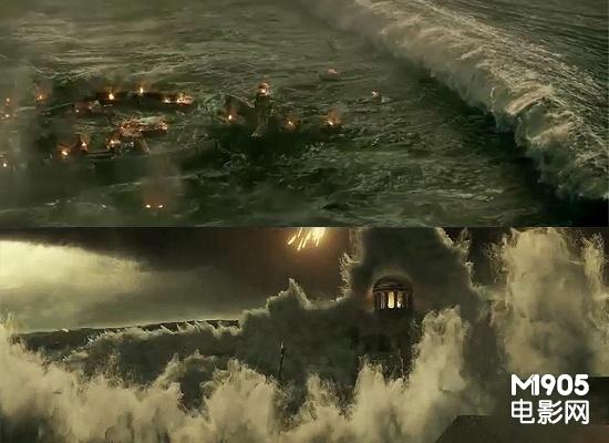 《庞贝末日》首曝电影片段 海啸蚀古城动魄惊心_630