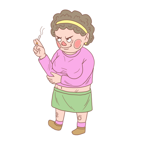 卡通中年图片大全