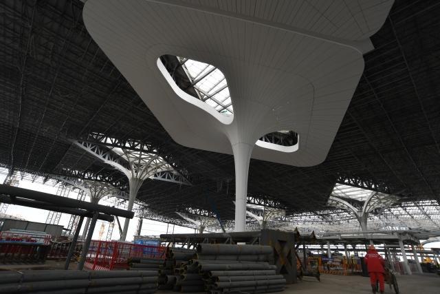 正在建设中的杭州萧山国际机场三期项目新航站楼(t4),经过审查,公示