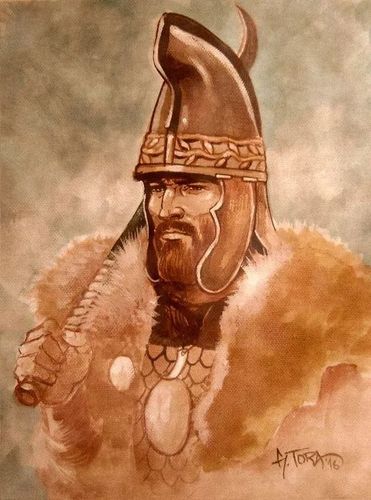 今人复原的达契亚国王形象