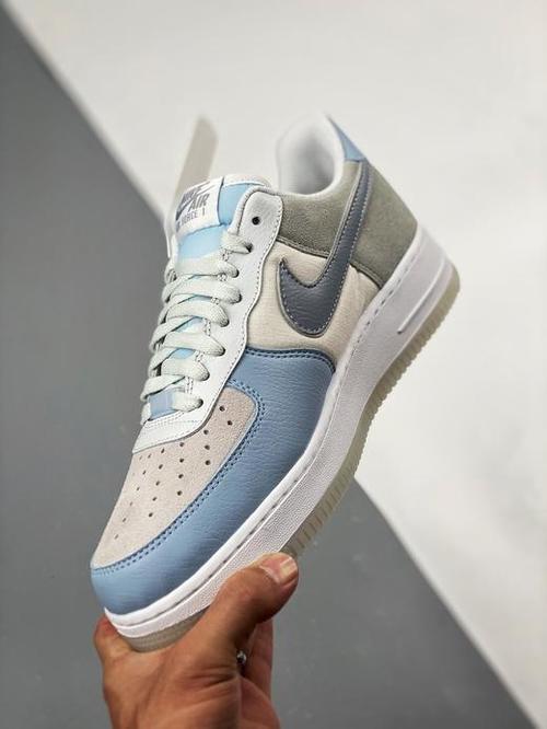 男女鞋airforce107bluewhite冰蓝空军板鞋空军低帮
