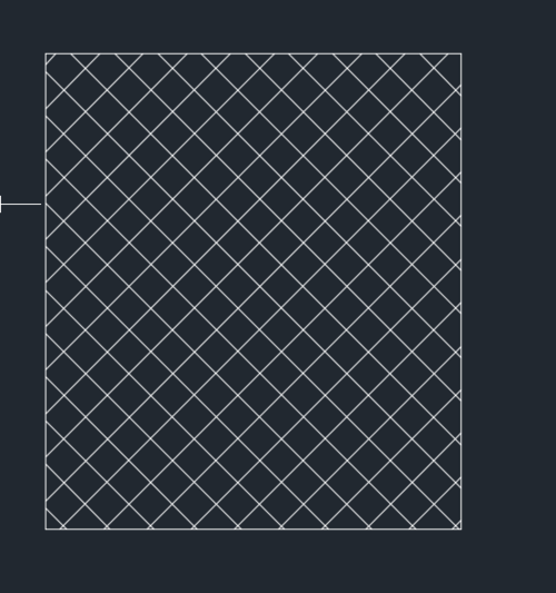 在长方形里面用【正菱形图案填充】,填充好了炸开就得到了图形.
