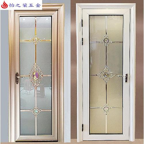 钛镁铝合金门平开门卫生间门厕所门卫浴厨房单元门包边钢化玻璃洗手间