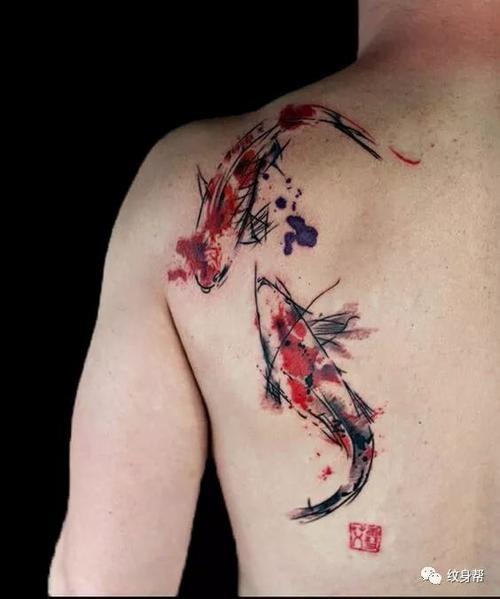 男人转运纹身图案