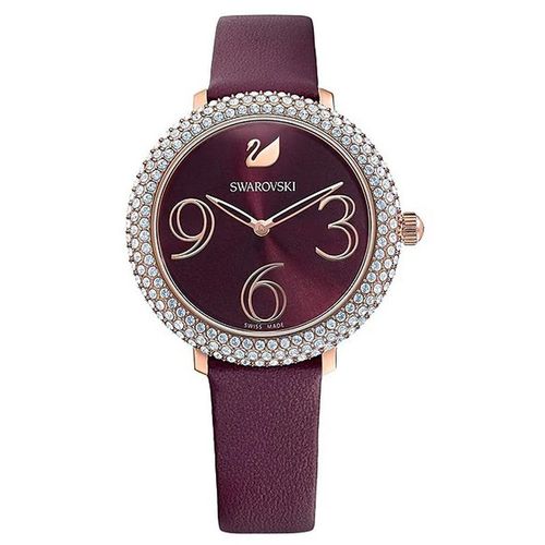 swarovski女士手表,swarovski项链价格 swarovski施华洛世奇frost 女士石英手表 不锈钢表盘 34mm 5484058