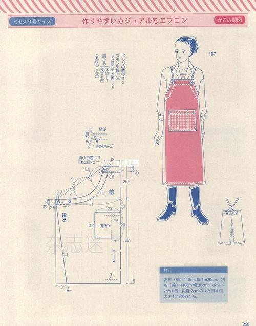 围裙裁剪图(1)_围裙_裁剪图_兴趣爱好_手工