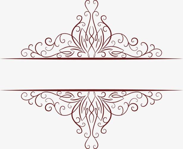 褐色边框花纹底纹矢量图图片免抠png素材免费下载,_,1