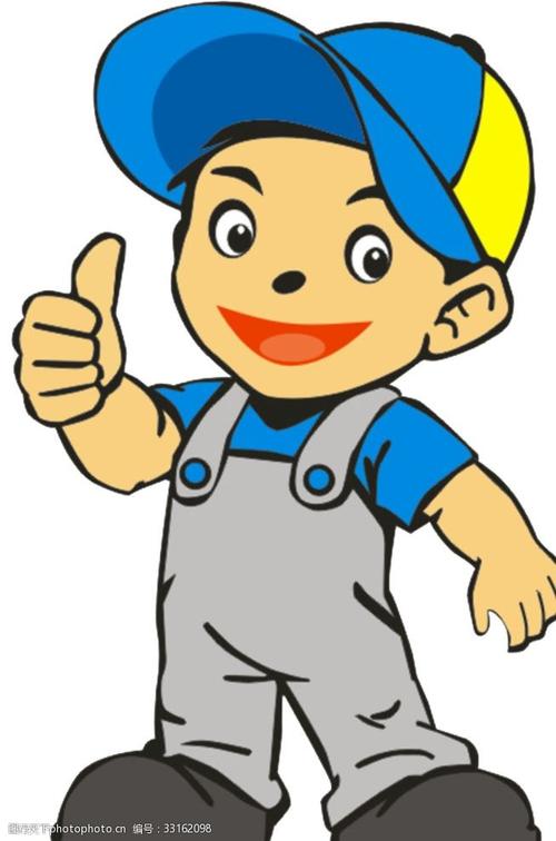 修车修理空调卡通图片-图行天下图库