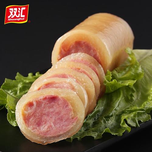 水晶肘花火腿肠肘子猪皮肉卷250g300g猪肉肉制品喝酒