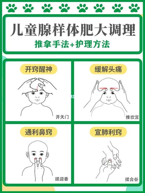 小儿腺样体肥大73推拿手法73护理方法_腺样体_推拿_育儿经_腺样体