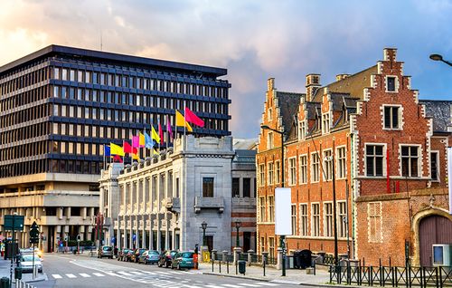 比利时,房屋,brussels,街道,建筑物,城市