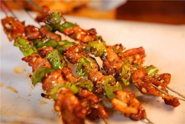辣椒猪肉串