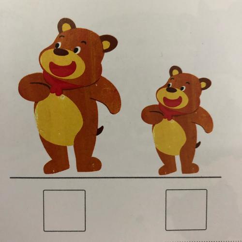 《高矮比一比》 写美篇 教师:我们都会比较高矮了,那你想用什么标记来