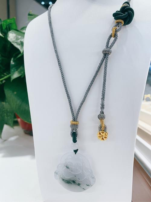 翡翠吊坠怎样穿绳, 玉吊坠挂绳, 吊坠绳怎么系吊坠, 吊坠绳编法 视频