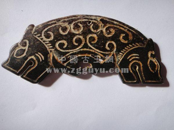 虎纹玉璜 全图