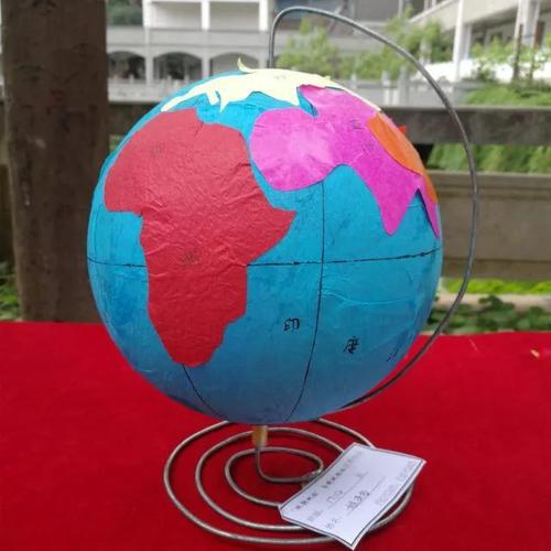 厉害了地球仪地图diy华兴学子动手学地理